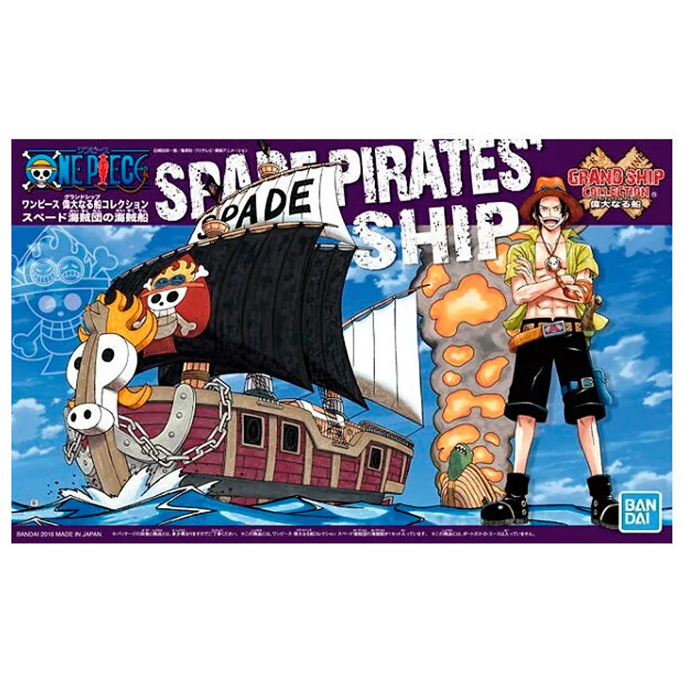 Spade Pirate Ship - One Piece  - Grand Ship Collection 15cm - Bandai 3