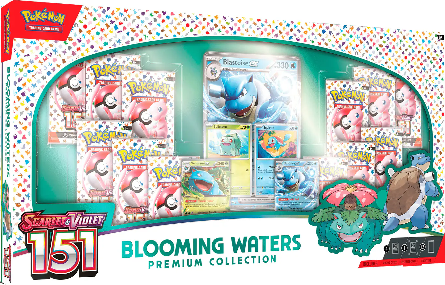 Pokémon 151 Blooming Waters Premium Collection (12 Boosters) *Caixa Ligeiramente Danificada* 1