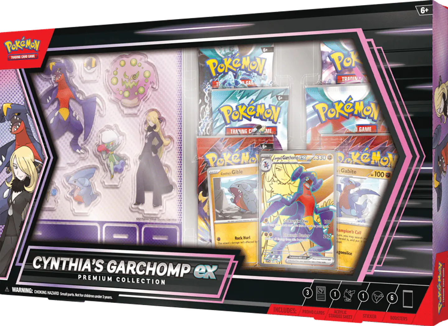Cynthia's Garchomp Ex Premium Collection (6 Boosters) 5