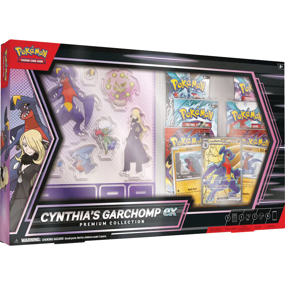 Cynthia's Garchomp Ex Premium Collection (6 Boosters) 1