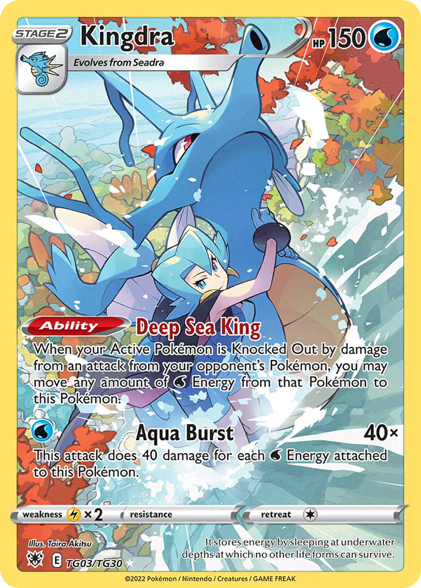 Kingdra TG03/30 - Astral Radiance Trainer Gallery (NM) 1