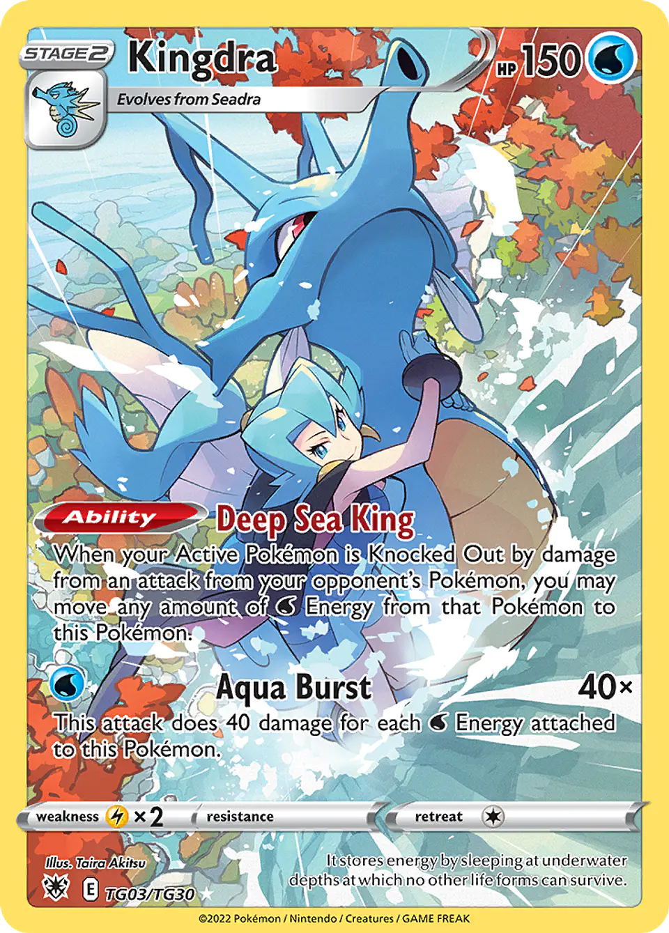 Kingdra TG03/30 - Astral Radiance Trainer Gallery (NM) 1
