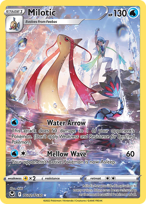 Milotic TG02/30 - Silver Tempest Trainer Gallery (NM)