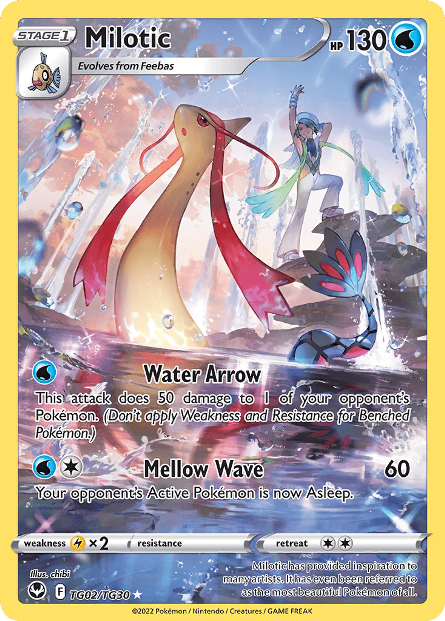 Milotic TG02/30 - Silver Tempest Trainer Gallery (NM) 1