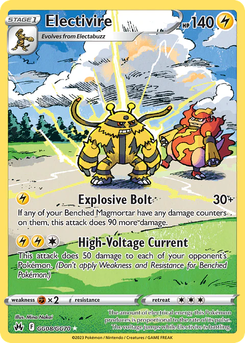 Electivire GG08/70 - Crown Zenith Galarian Gallery (NM)
