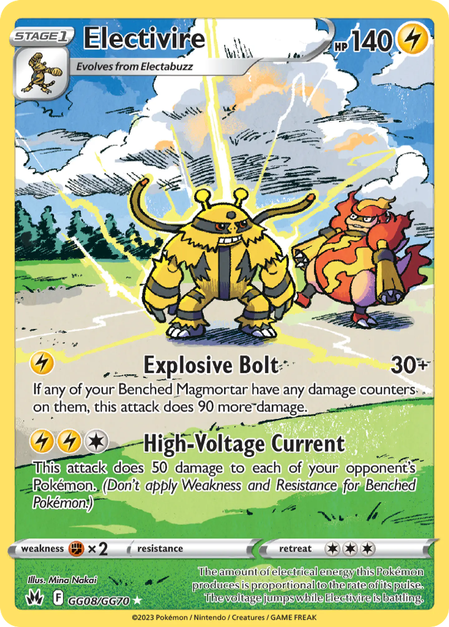 Electivire GG08/70 - Crown Zenith Galarian Gallery (NM) 1