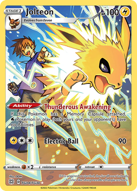 Jolteon TG04/30 - Brilliant Stars Trainer Gallery (NM)