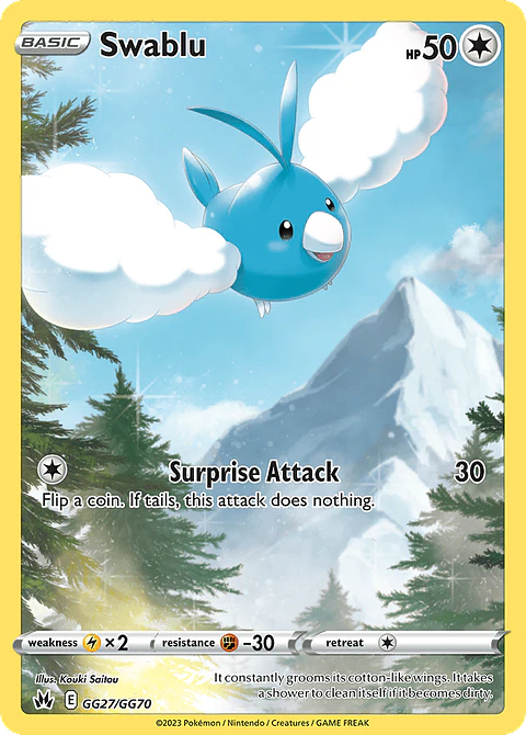Swablu GG27/70 - Crown Zenith Galarian Gallery (NM)