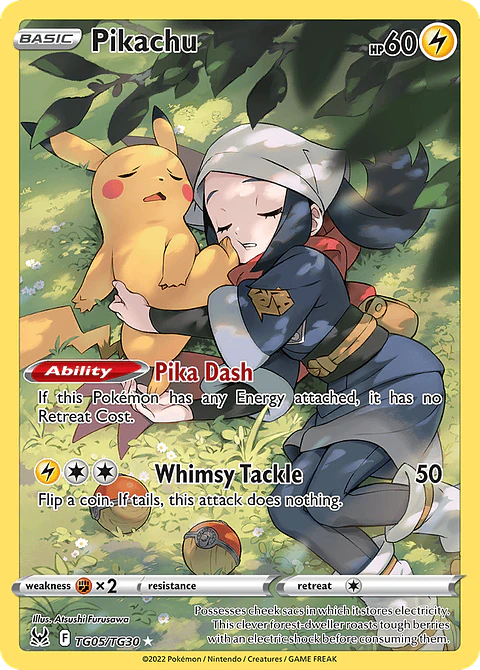 Pikachu TG05/30 - Lost Origin Trainer Gallery (EX)