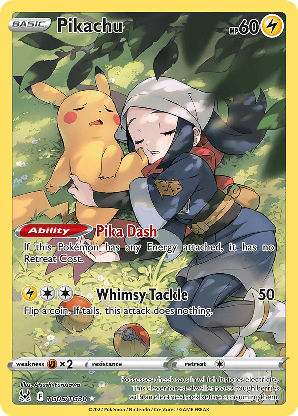 Pikachu TG05/30 - Lost Origin Trainer Gallery (EX) 1