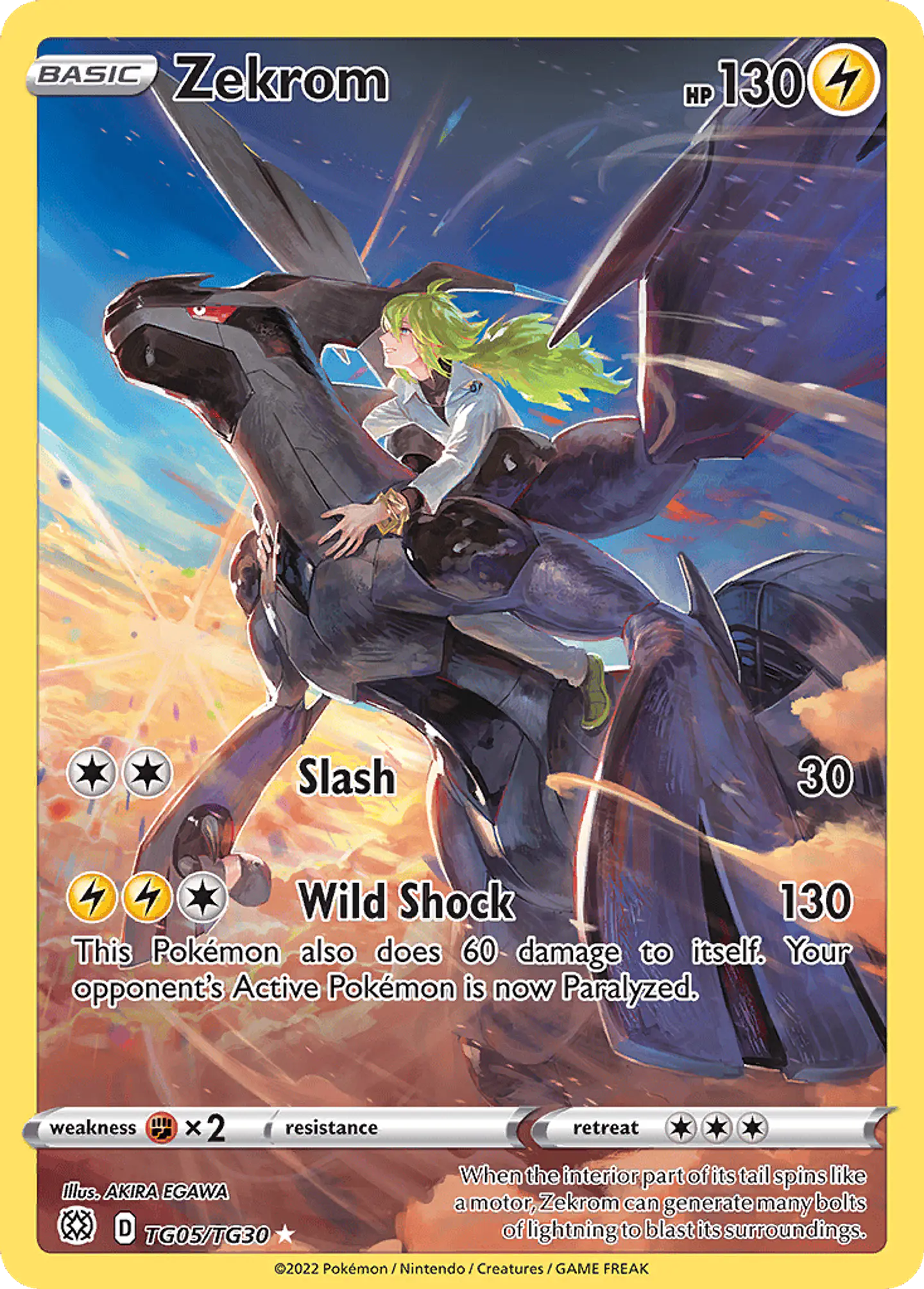 Zekrom TG05/30 - Brilliant Stars Trainer Gallery (NM) 1