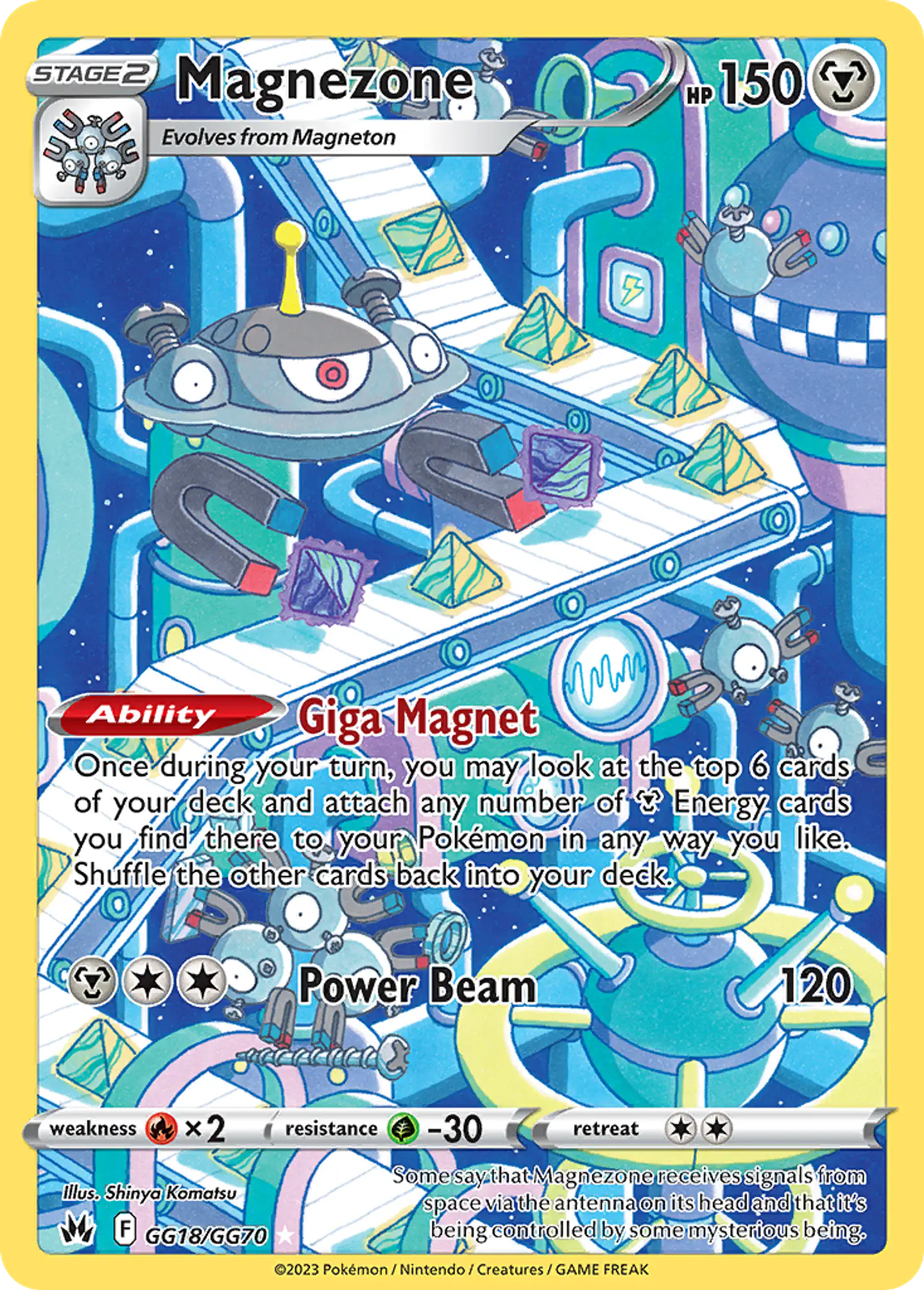 Magnezone GG18-70 - Crown Zenith Galarian Gallery (NM) 1