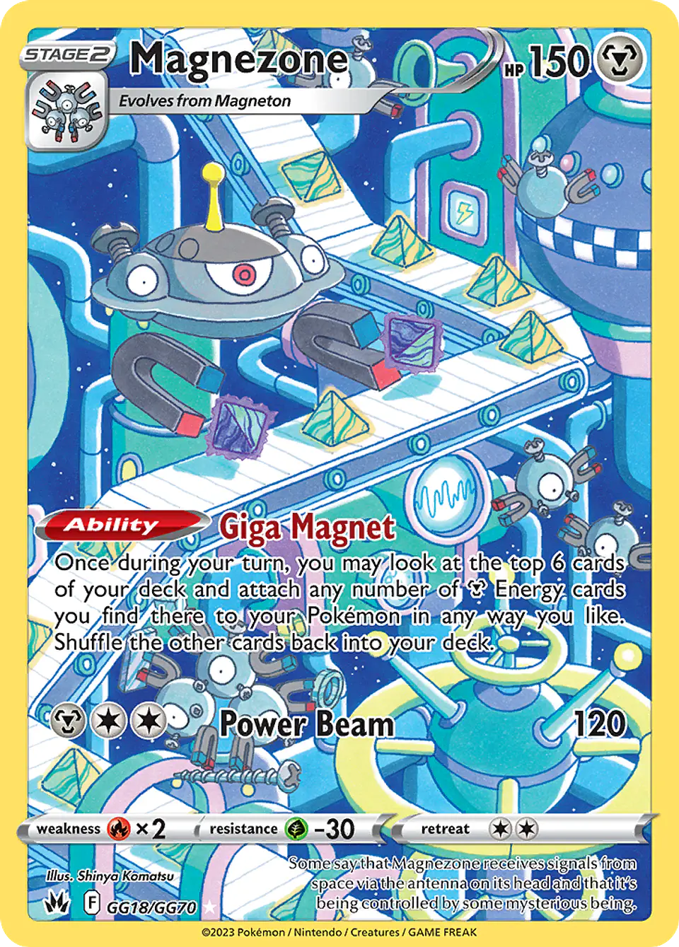 Magnezone GG18-70 - Crown Zenith Galarian Gallery (NM) 1