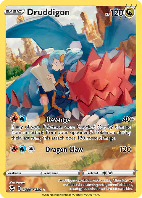 Druddigon TG09/30 - Silver Tempest Trainer Gallery (NM)