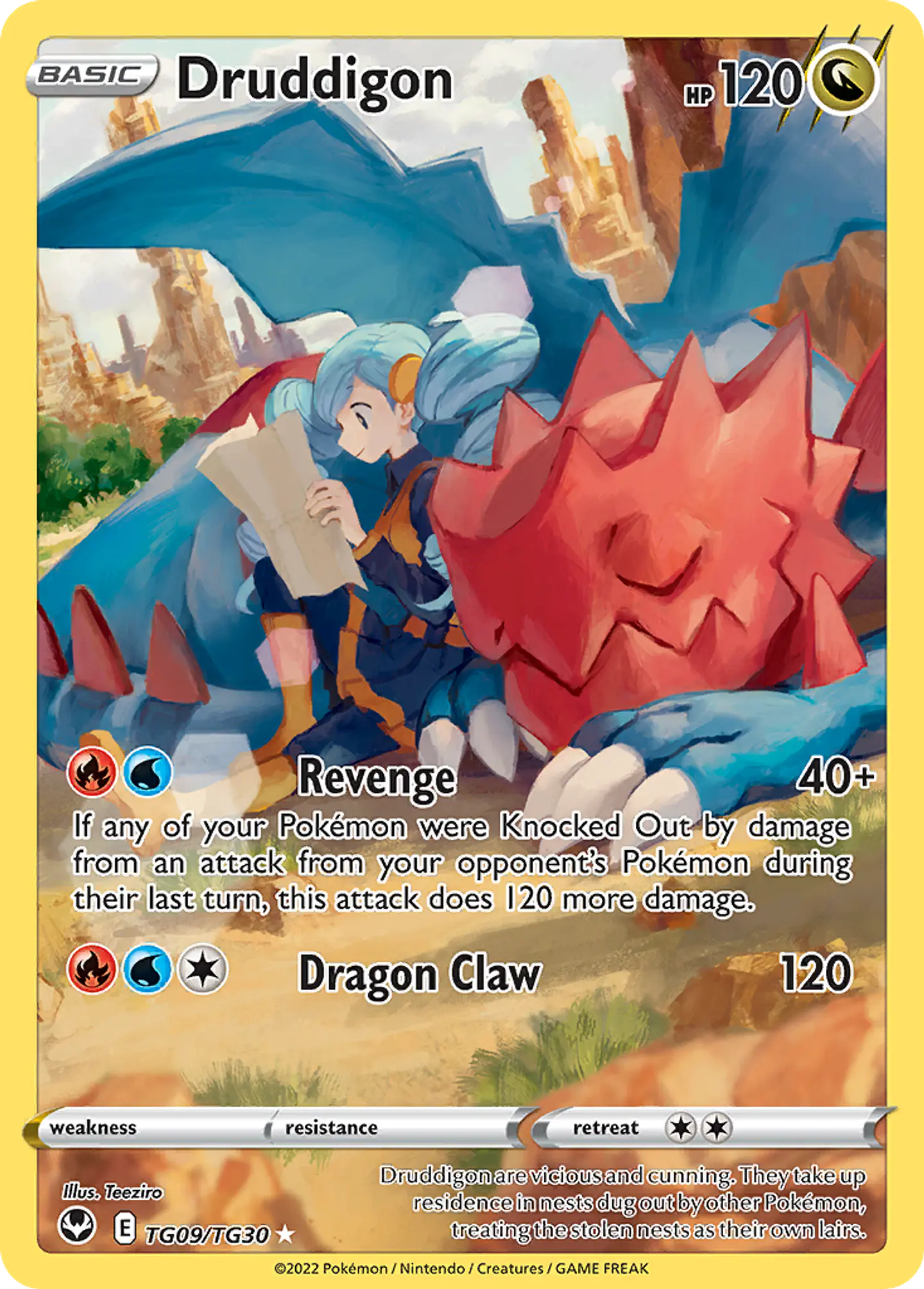 Druddigon TG09/30 - Silver Tempest Trainer Gallery (NM) 1