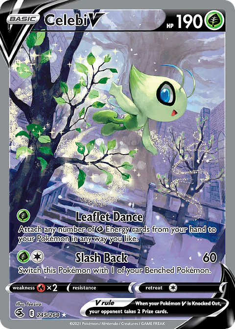 Celebi V 245/264 - Fusion Strike Ultra Rare (NM)