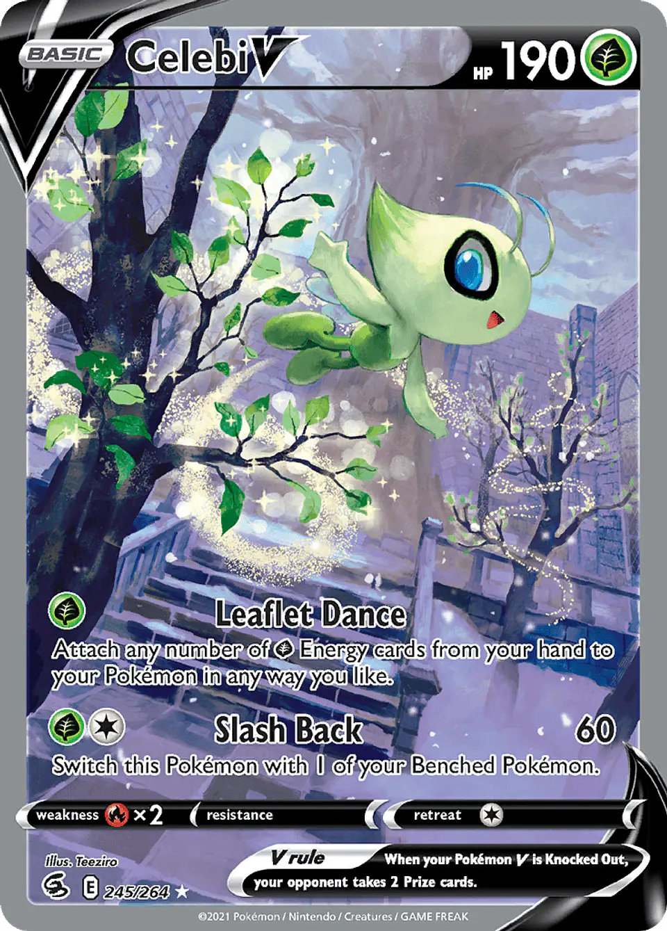 Celebi V 245/264 - Fusion Strike Ultra Rare (NM) 1