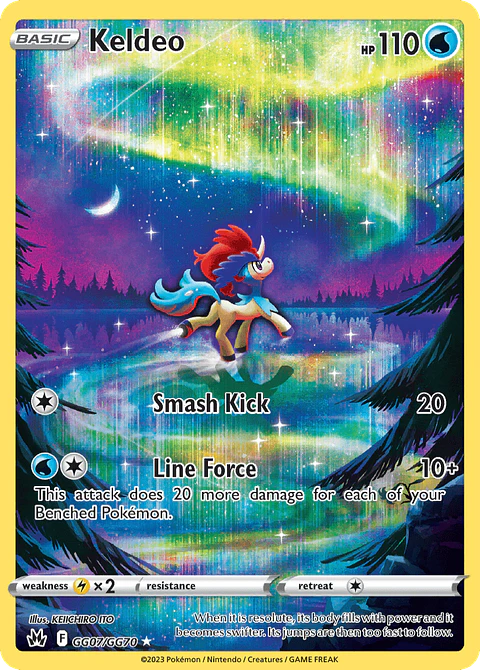 Keldeo GG07/70 - Crown Zenith Galarian Gallery (NM)