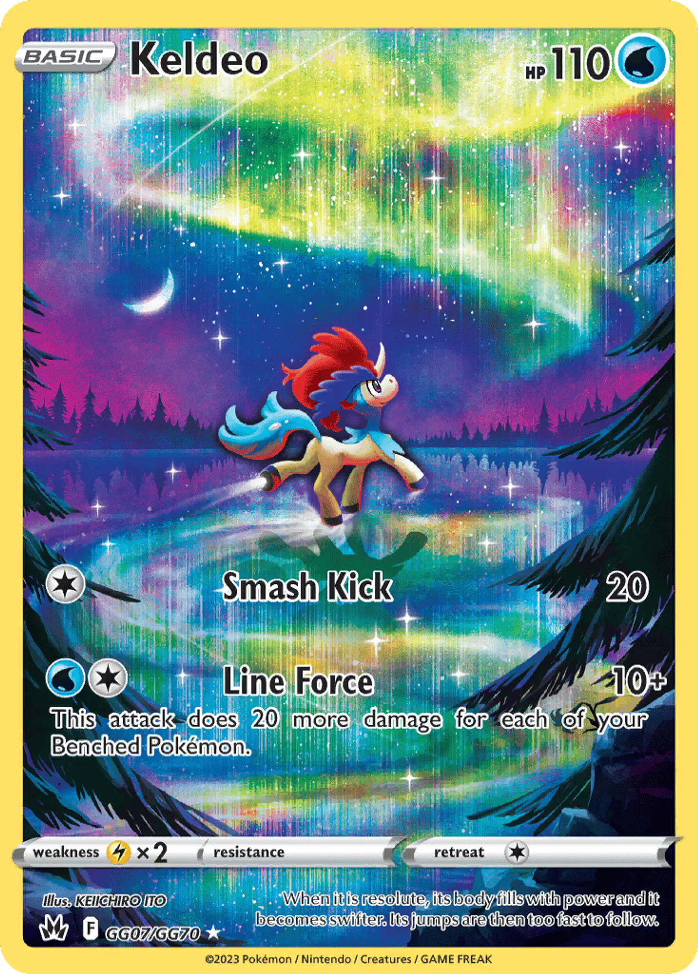 Keldeo GG07/70 - Crown Zenith Galarian Gallery (NM) 1