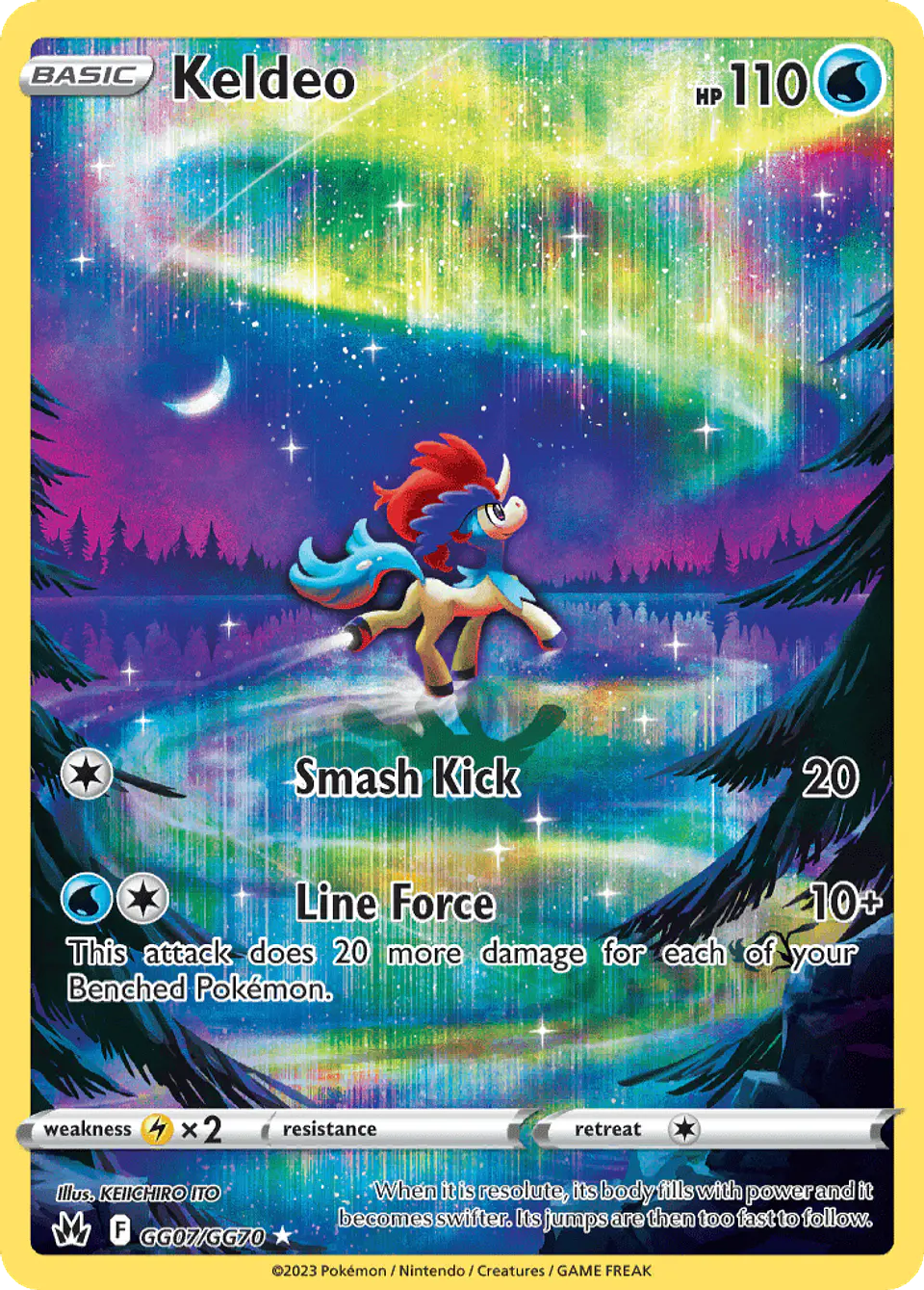 Keldeo GG07/70 - Crown Zenith Galarian Gallery (NM) 1