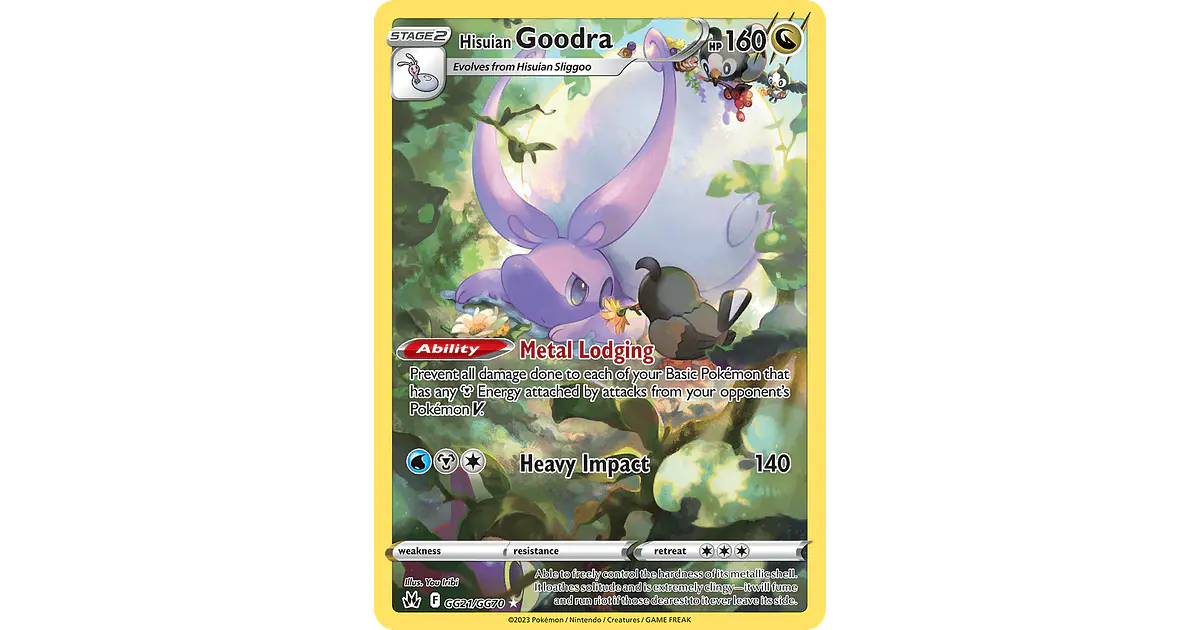 Hisuian Goodra GG21/70 - Crown Zenith Galarian Gallery (NM)