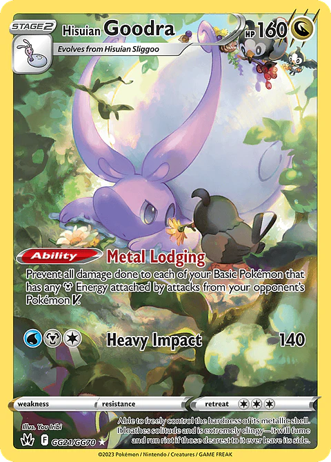 Hisuian Goodra GG21/70 - Crown Zenith Galarian Gallery (NM)