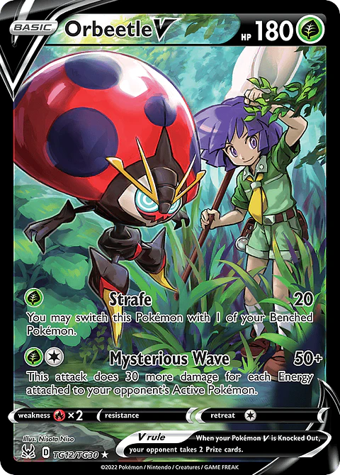 Orbeetle V TG12/30 - Lost Origin Trainer Gallery (NM)
