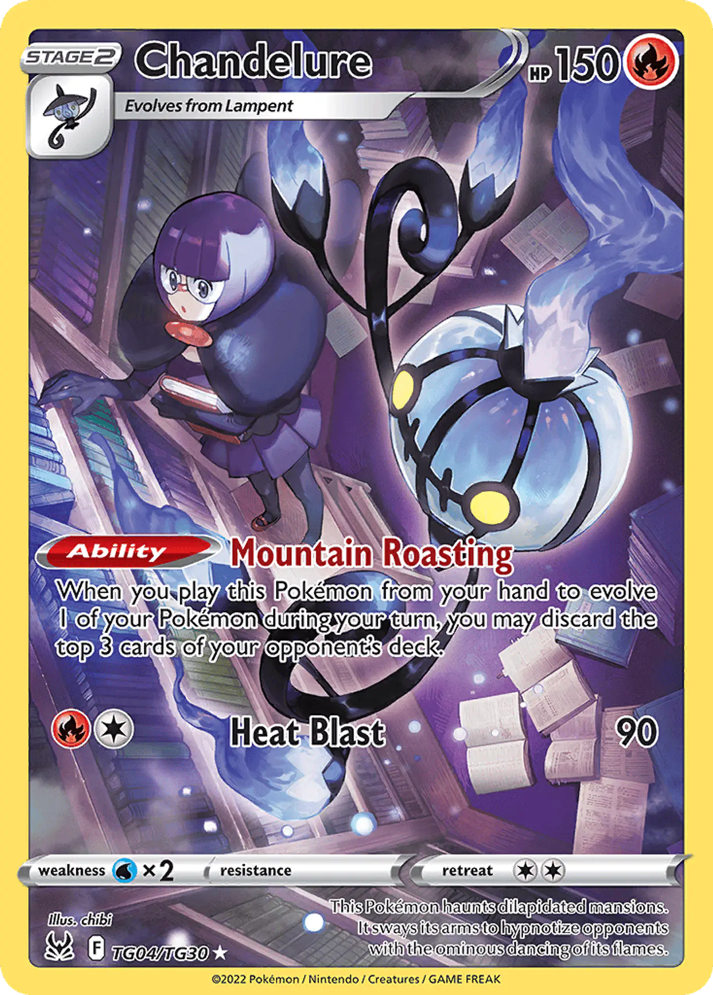 Chandelure TG04/30 - Lost Origin Trainer Gallery (NM) 1