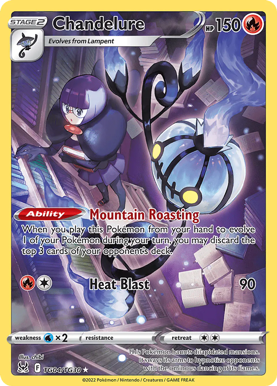 Chandelure TG04/30 - Lost Origin Trainer Gallery (NM) 1