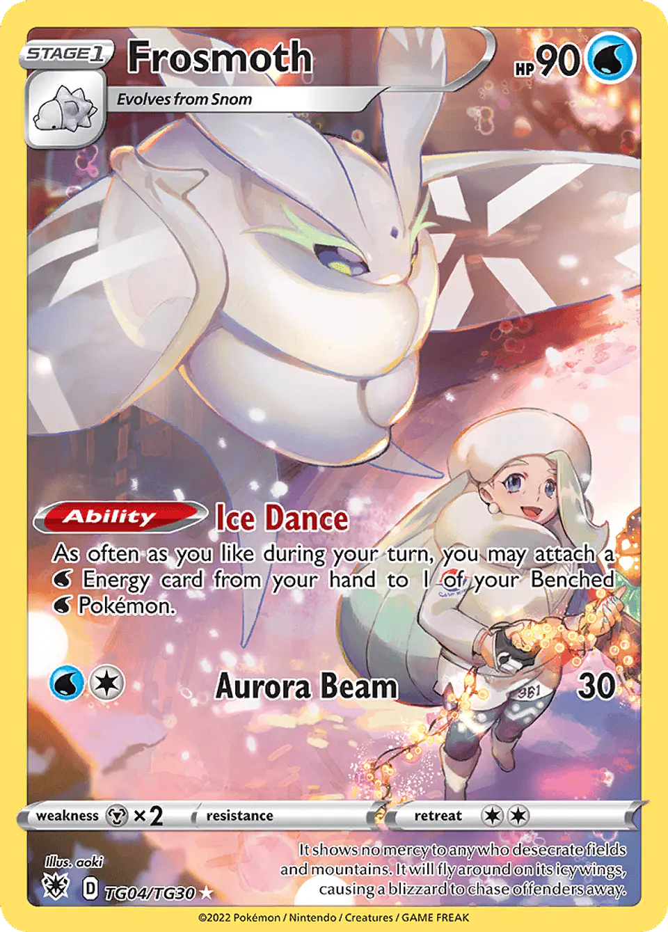 Frosmoth TG04/30 - Astral Radiance Trainer Gallery (NM) 1