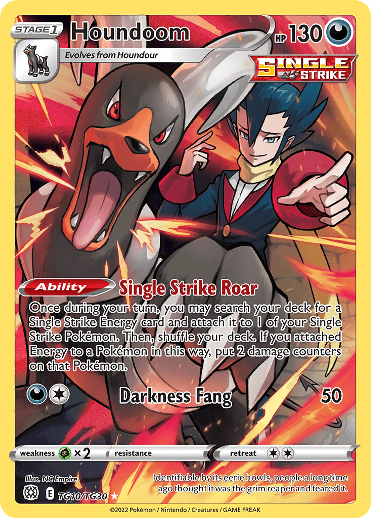 Houndoom TG10/30 - Brilliant Stars Trainer Gallery (NM) 1