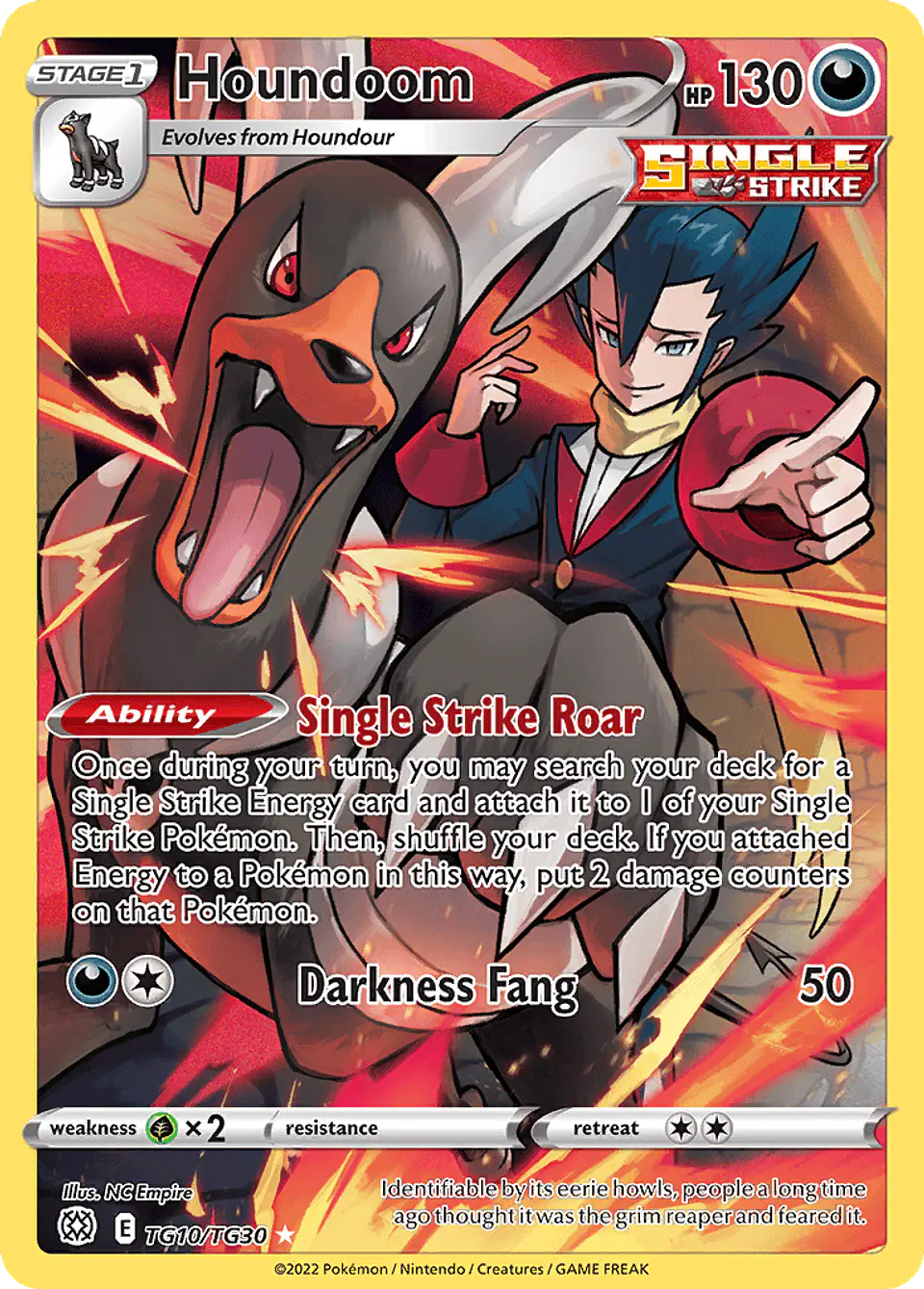 Houndoom TG10/30 - Brilliant Stars Trainer Gallery (NM) 1