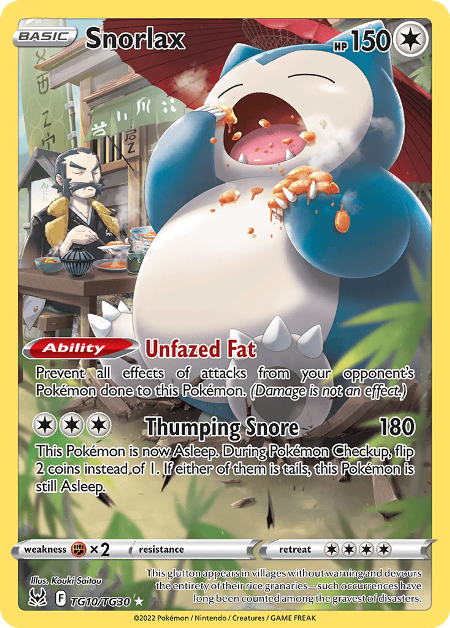 Snorlax TG10/30 - Lost Origin Trainer Gallery (NM) 1