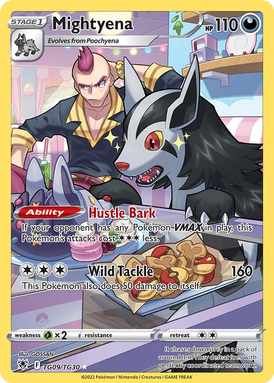 Mightyena TG09/30 - Astral Radiance Trainer Gallery (NM) 1