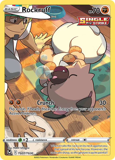Rockruff TG07/30 - Silver Tempest Trainer Gallery (NM)