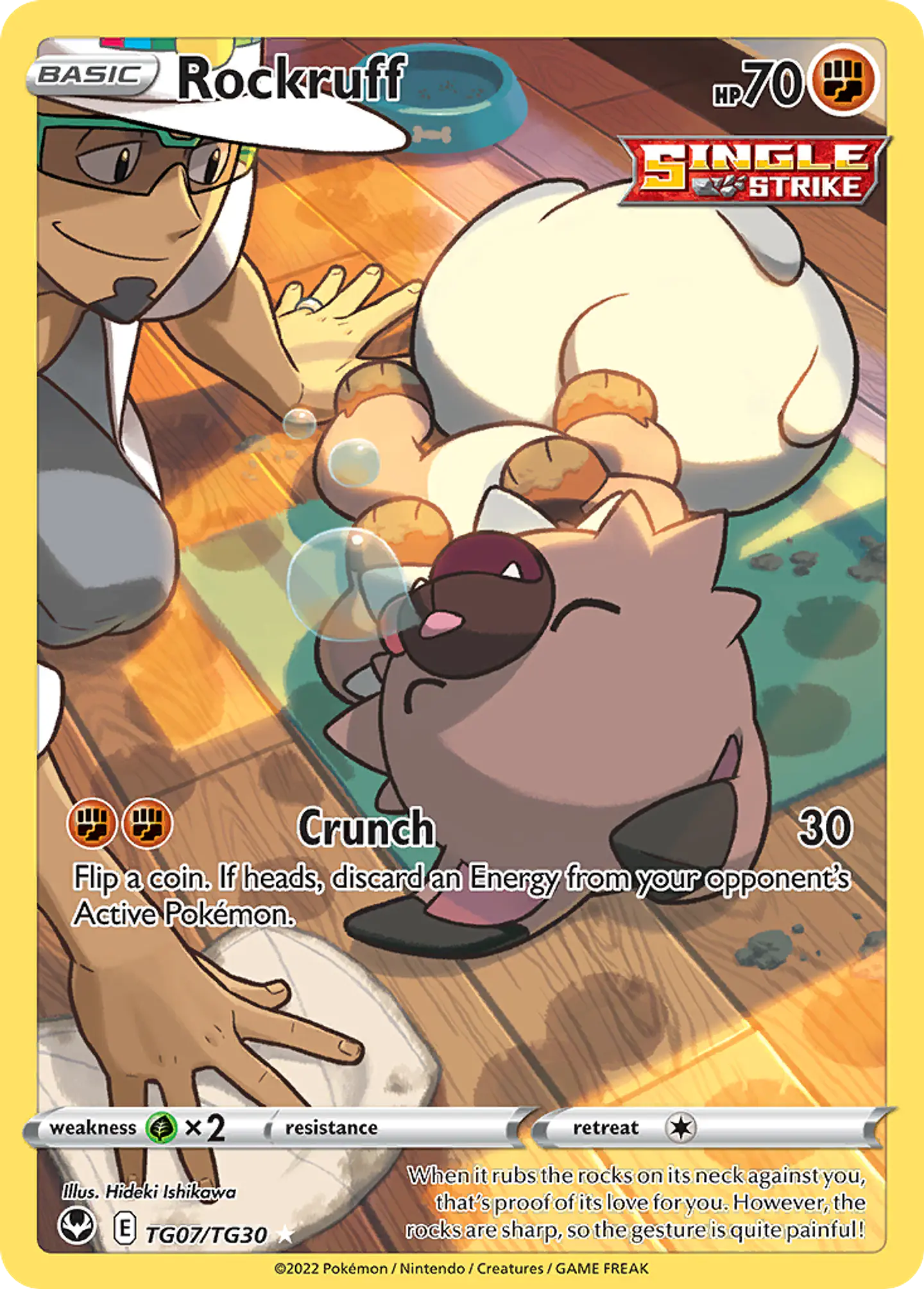 Rockruff TG07/30 - Silver Tempest Trainer Gallery (NM) 1