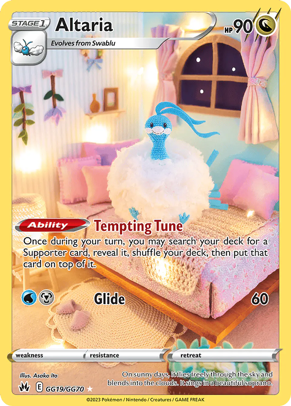 Altaria GG19/70 - Crown Zenith Galarian Gallery (GD) 1
