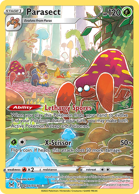 Parasect TG01/30 - Lost Origin Trainer Gallery (NM)