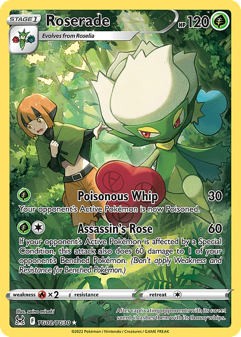 Roserade TG02/30 - Lost Origin Trainer Gallery (NM)