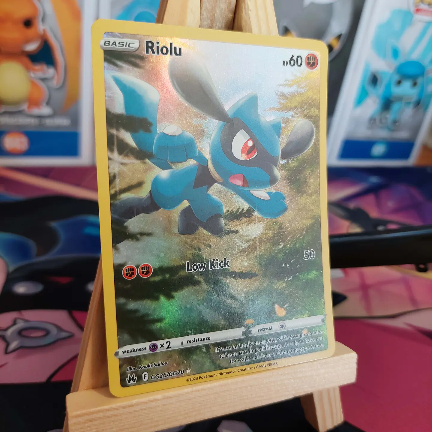 Riolu GG26/70 - Crown Zenith Galarian Gallery (NM) 4