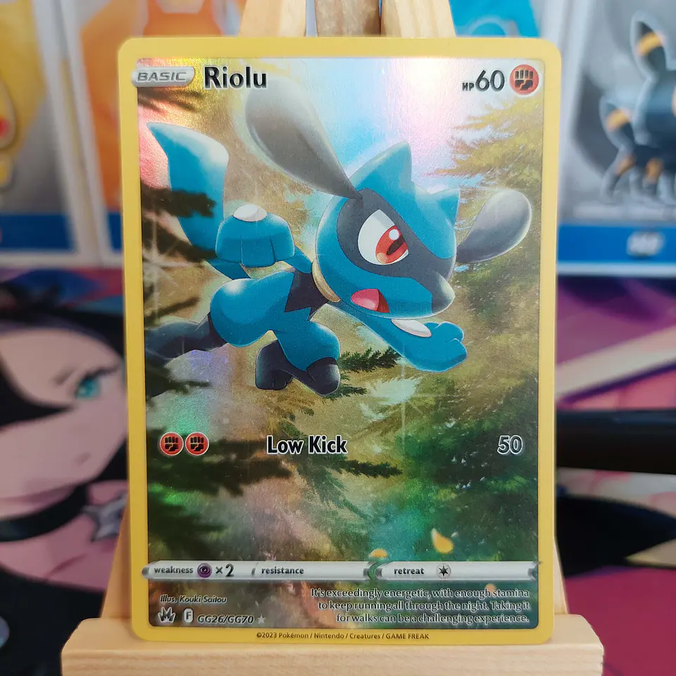 Riolu GG26/70 - Crown Zenith Galarian Gallery (NM) 2