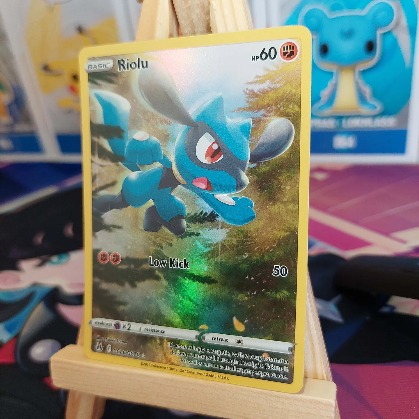 Riolu GG26/70 - Crown Zenith Galarian Gallery (NM) 3