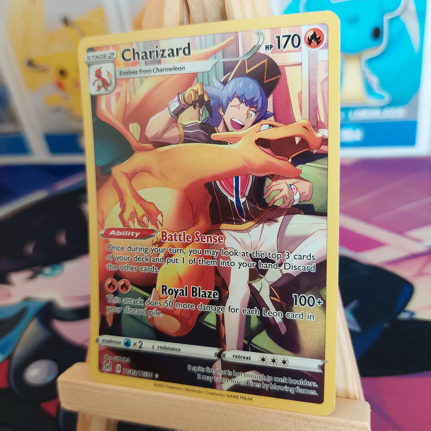 Charizard TG03/30 - Lost Origin Trainer Gallery (NM) 3