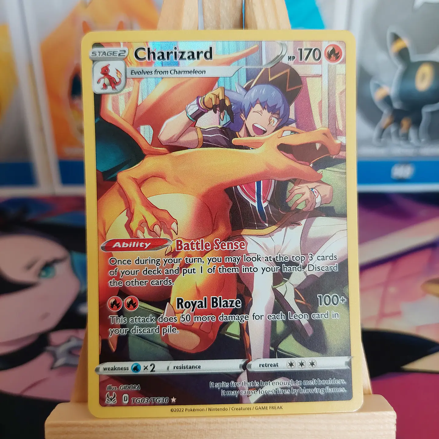 Charizard TG03/30 - Lost Origin Trainer Gallery (NM) 2