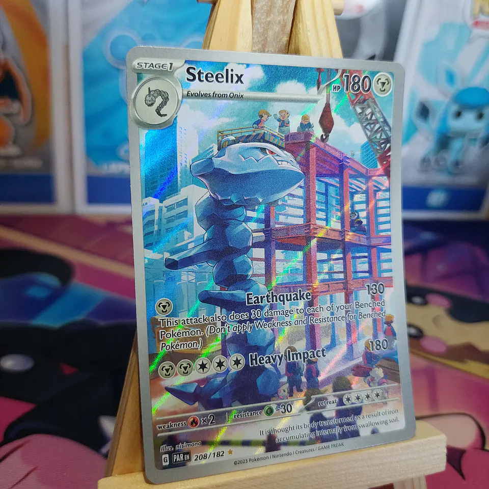 Steelix - 208/182 - SV04 Paradox Rift Illustration Rare (NM) 3