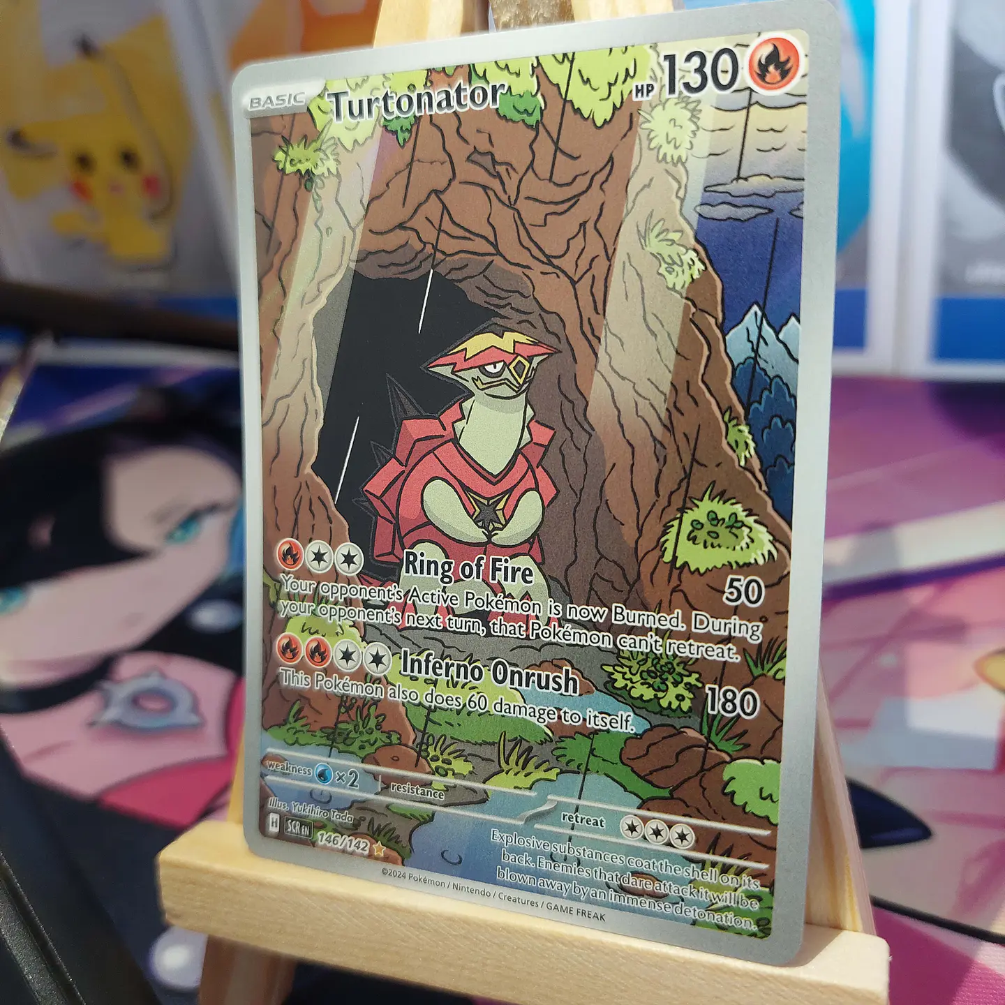 Turtonator 146/142 - SV07 Stellar Crown Illustration Rare (NM) 4