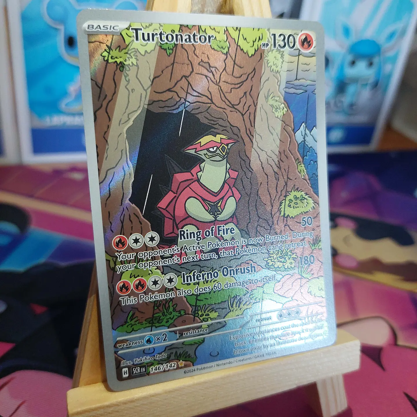Turtonator 146/142 - SV07 Stellar Crown Illustration Rare (NM) 3