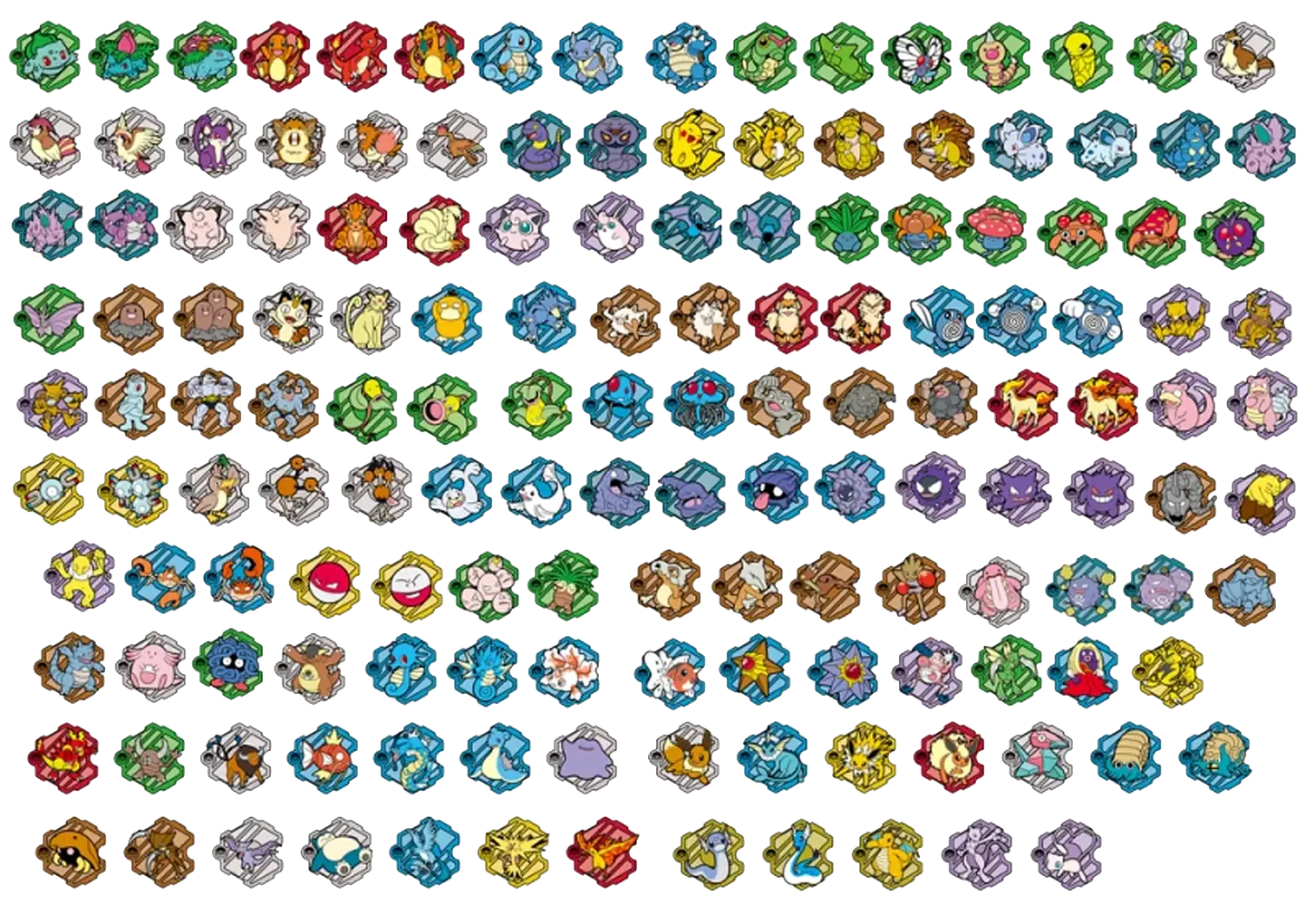 151 Puzzle Magnet Set 4