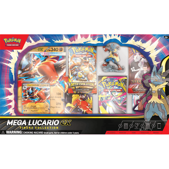 Mega Lucario Ex Figure Collection (5 Boosters) 5