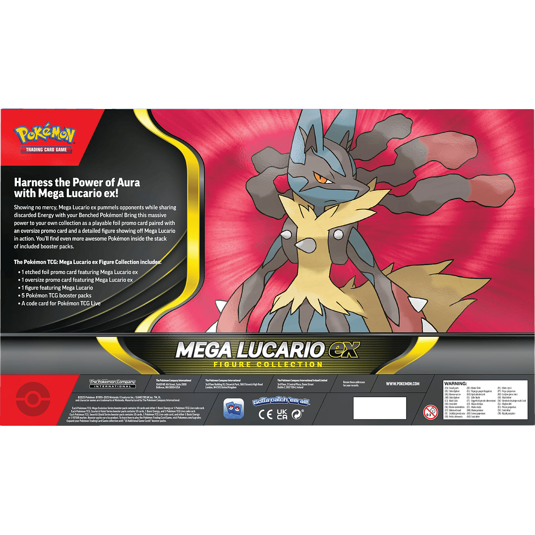 Mega Lucario Ex Figure Collection (5 Boosters) 6